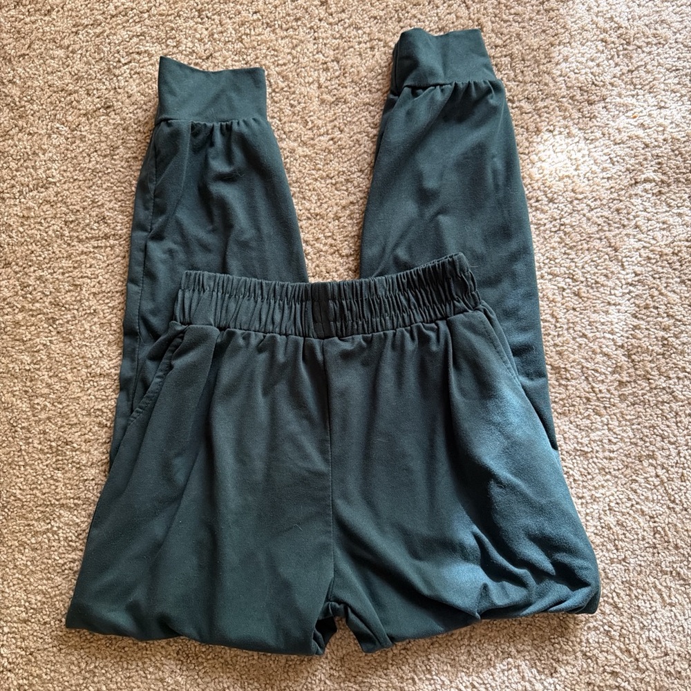 Dark teal Joggers
